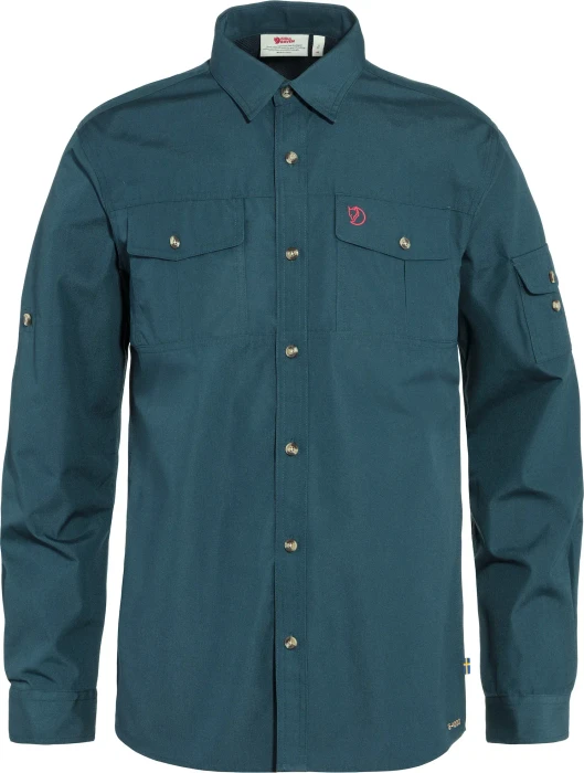 Fjällräven Singi Trekking Hemd langarm mountain blue (Herren)