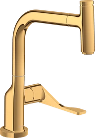 Hansgrohe Axor Citterio Select 230 mit Ausziehauslauf polished gold optic