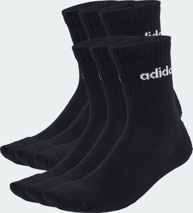 adidas Linear Crew Cushioned Socken, 6 Paare