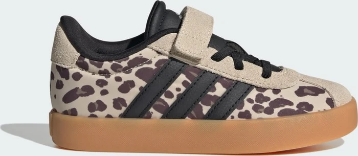 adidas VL Court 3.0 crystal linen/core black/khaki six (Junior) (KH8704)