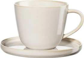 ASA Selection coppa tofu Kaffeetasse mit Untertasse, 2-tlg.