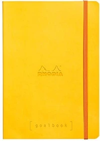 Rhodia Boutique goalbook, A5, punktiert, Softcover, gelb, 120 Blatt