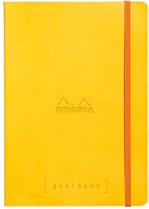 Rhodia Boutique goalbook, A5, punktiert, Softcover, gelb, 120 Blatt