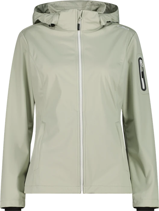 CMP Zip Hood Softshell Funktionsjacke pistacchio (Damen)