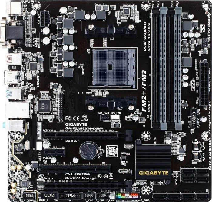 GIGABYTE GA-F2A88XM-D3HP (AMD FM2+)