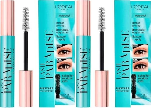 L'Oréal Lash Paradise Mascara schwarz wasserfest, 6.4ml
