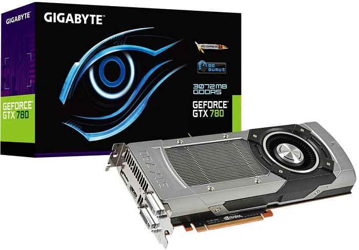 GIGABYTE GeForce GTX 780, 3GB GDDR5, 2x DVI, HDMI, DP