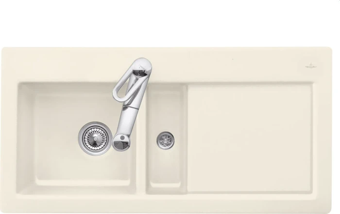 Villeroy & Boch Subway 60 Einbau Becken links ivory