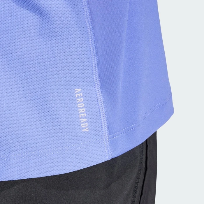 adidas Own The Run Half-Zip Laufshirt langarm semi cobalt blue (Damen)