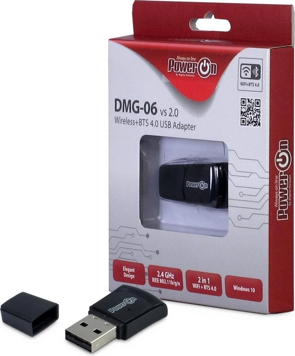 Inter-Tech DMG-06 (Rev. 2), 2.4GHz WLAN, Bluetooth 4.0, USB-A 2.0 [Stecker]