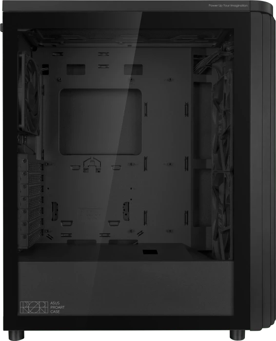 ASUS ProArt PA401, schwarz, Tempered Glass Panel, Glasfenster