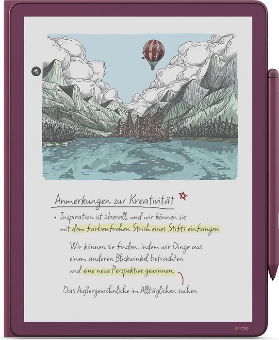 Amazon Schutzhülle für Kindle Scribe, Leder, feige