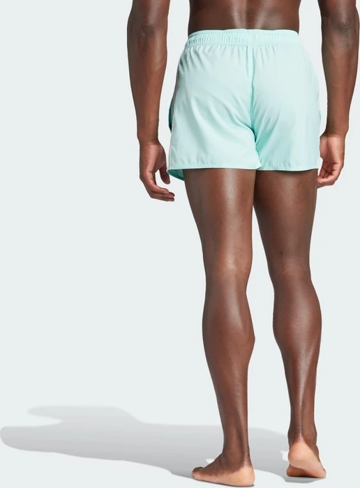 adidas 3-Streifen CLX Badeshorts semi flash aqua/white (Herren)