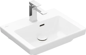 Villeroy & Boch Subway 3.0 Handwaschbecken 50x40x14.5cm, mit Überlauf, weiß alpin ceramicplus
