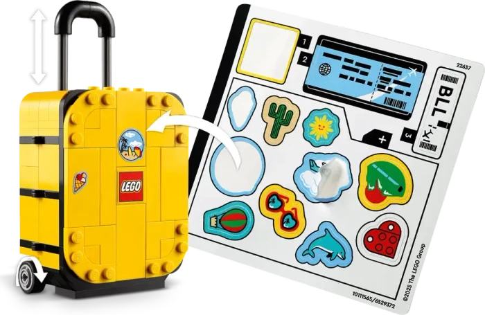 LEGO Gelber Reisekoffer