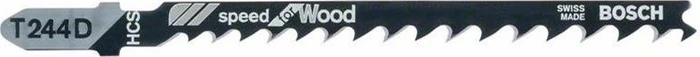 Bosch Professional T244D HCS Speed for Wood Stichsägeblatt, 100mm, 25 Stück