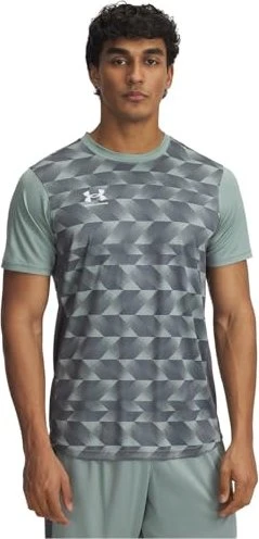 Under Armour Challenger Printed Funktionsshirt kurzarm silica green/castlerock/white (Herren)