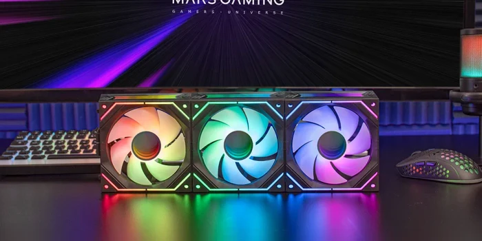 Mars Gaming MF-Linkfinity Kit, schwarz, LED-Steuerung, 124mm, 3er-Pack