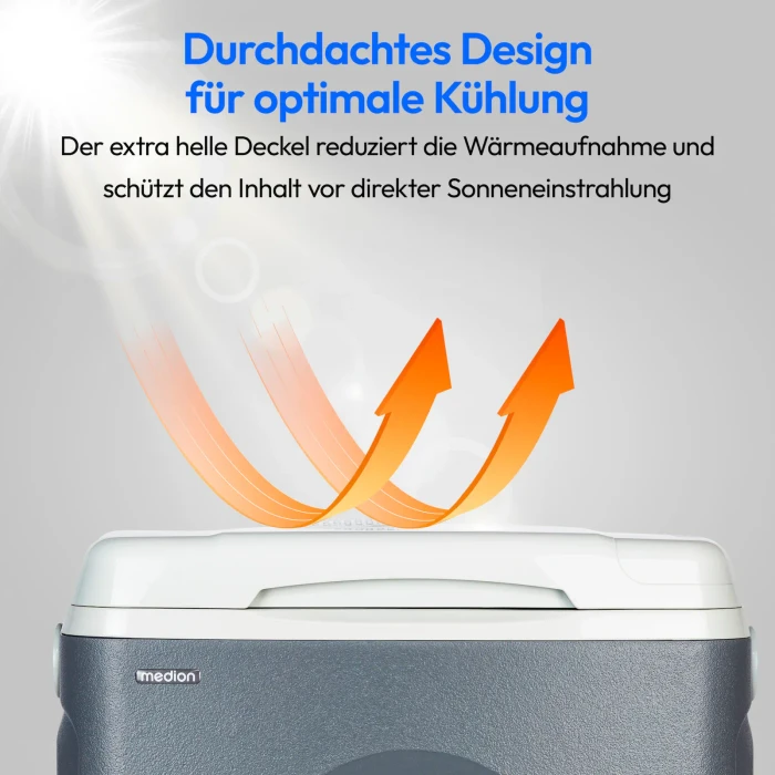 Medion Life MD 10735 Thermoelektro-Kühlbox silber