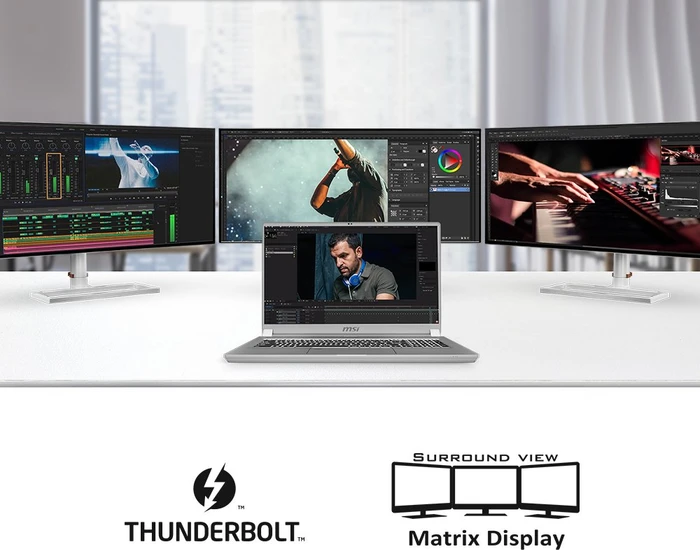 MSI Creator 17 A10SGS-268, Space Grey, Core i7-10875H, 32GB RAM, 2TB SSD, GeForce RTX 2080 SUPER Max-Q, DE