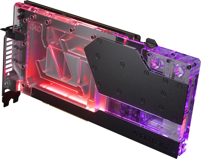Phanteks Glacier G40 ASUS, RTX 4090 Strix & TUF schwarz, mit Backplate