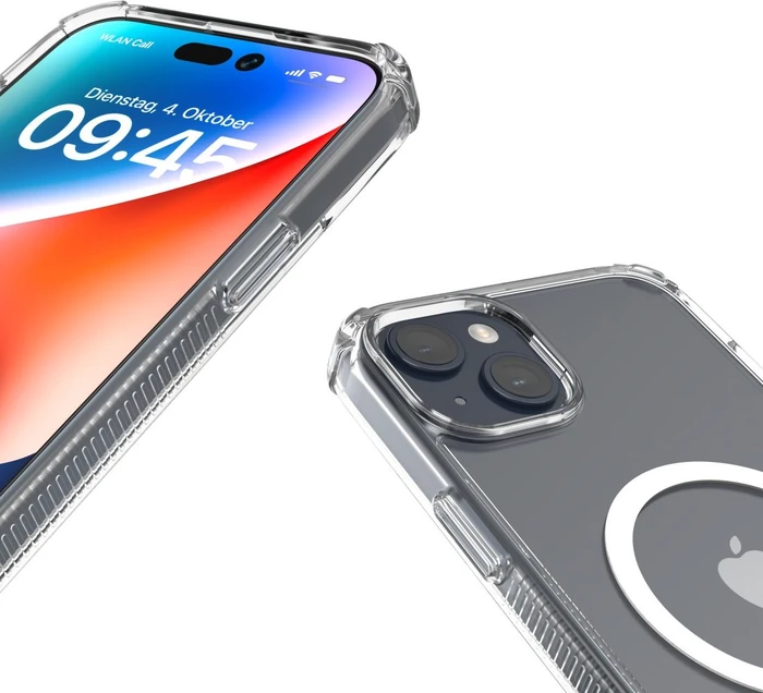 Hama Handyhülle MagCase Extreme Protect für Apple iPhone 15 Plus transparent