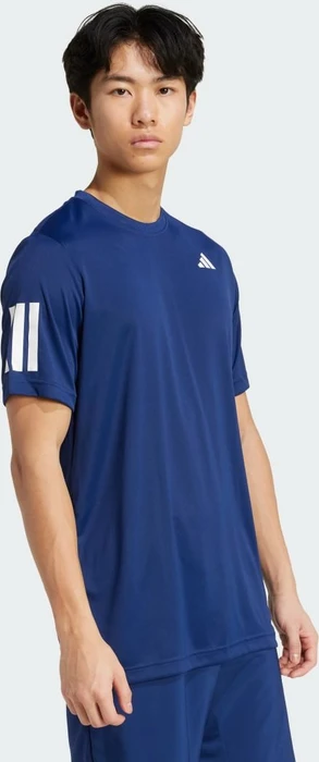 adidas Club Tennis Climacool 3-Streifen Funktionsshirt kurzarm dark blue (Herren)