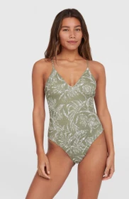 O'Neill Jaida Badeanzug green textured jungle (Damen)