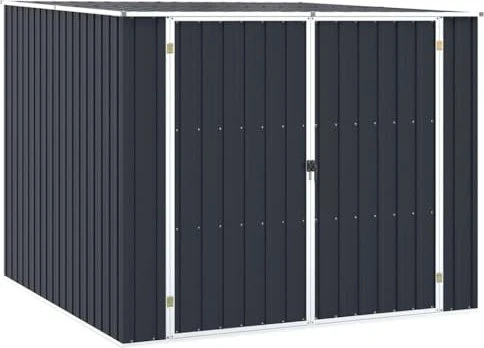 vidaXL Metall Gerätehaus 195x198cm anthrazit