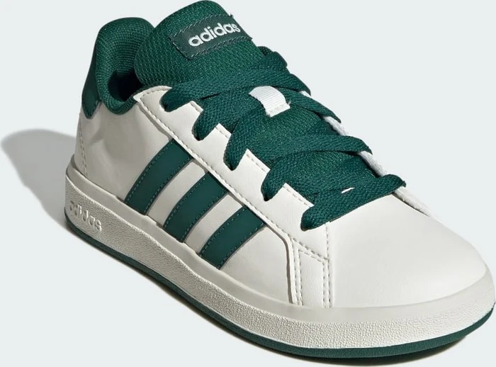 adidas Grand Court Lifestyle Tennis Lace-Up off white/collegiate green/core black (Junior)