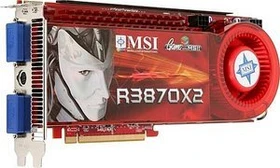 MSI Radeon HD 3870 X2, R3870X2-T2D1G-OC, 2x 512MB DDR3, 2x DVI, S-Video