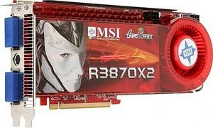 MSI Radeon HD 3870 X2, R3870X2-T2D1G-OC, 2x 512MB DDR3, 2x DVI, S-Video