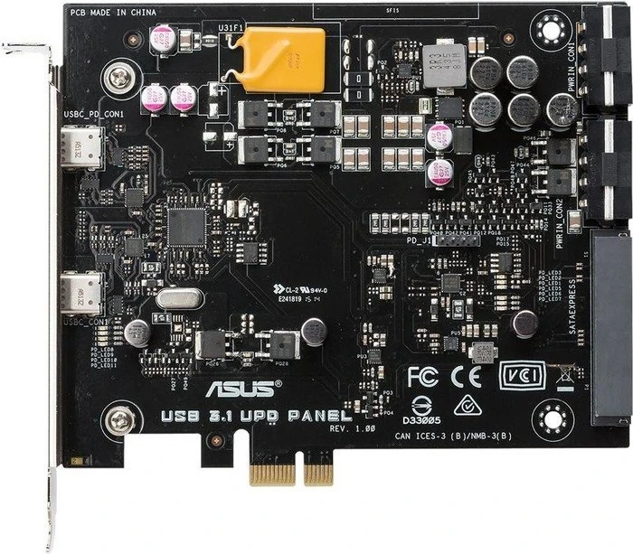 ASUS USB 3.1 UPD Panel - Typ-C, 5.25" Multifunktionspanel