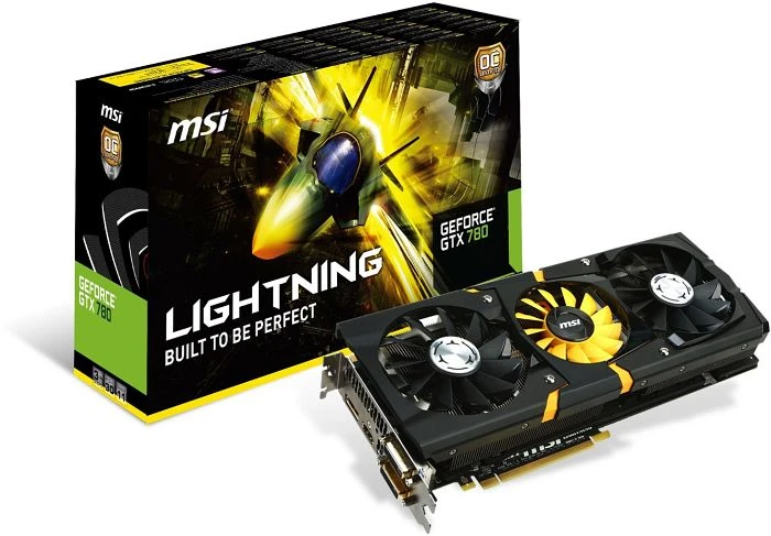 MSI GeForce GTX 780 Lightning, 3GB GDDR5, 2x DVI, HDMI, DP
