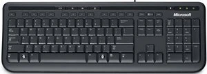 Microsoft Wired Keyboard 600, schwarz, USB, DE