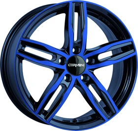 Carmani 14 Paul 7.5x17 5/108 ET55 blau (verschiedene Farben)