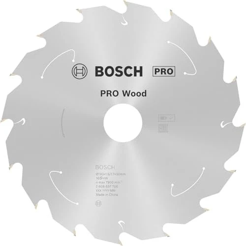 Bosch Professional Standard for Wood Kreissägeblatt 16Z, 190x1.1x30mm, 1 Stück