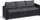 Keter Allibert Loungesofa California 3-Sitzer graphit/cool grey (252844)