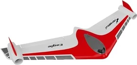 Amewi Eagle Twin V2 40mm EDF Nurflügler PNP rot