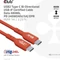 Club 3D USB-C 2.0 Kabel, 480Mb/s, 240W PD EPR, USB-C 2.0 Stecker auf USB-C 2.0 Stecker, 1m Vorschaubild