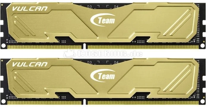 TeamGroup Vulcan gold UDIMM 16GB Kit, DDR3-2133, CL10-12-12-31