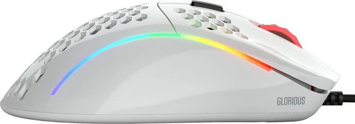 Glorious Model D weiß glänzend, USB