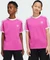 adidas 3-Streifen T-Shirt kurzarm semi lucid fuchsia (Junior) Vorschaubild