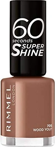 Rimmel 60 Seconds Super Shine Nagellack 705 Wood You, 8ml