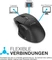 JLab JBuds Wireless Mouse, schwarz, USB/Bluetooth Vorschaubild