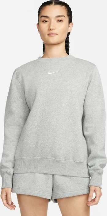 Nike Sportswear Phoenix Fleece Sweatshirt dark grey heather/sail