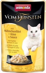animonda Vom Feinsten Adult Hühnchenfilet und Käse in Sauce, 900g (18x 50g)