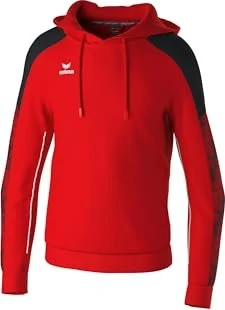 Erima Evo Star Hoodie rot/schwarz