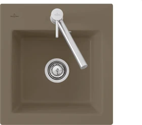 Villeroy & Boch Subway 45 XS Einbau Becken mittig timber
