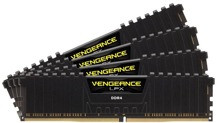 Corsair Vengeance LPX schwarz UDIMM 32GB Kit, DDR4-2400, CL12-14-14-28, 2RX8